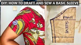 How to make PERFECT SLEEVE pattern[detailed] | How to Draft a basic sleeve | how to sew a Sleeve.DIY