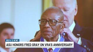 Alabama State honors attorney Fred Gray on Voting Rights Act's anniversary