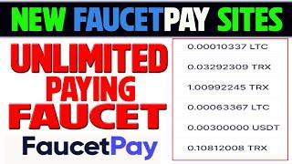 New Unlimted Faucetpay Paying | Earn High Paying Faucets | Instant Crypto Earning Site