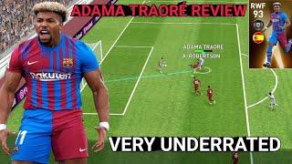 93 Rated Fans' Choice Adama Traore Is Very Underrated | Review | eFootball Mobile