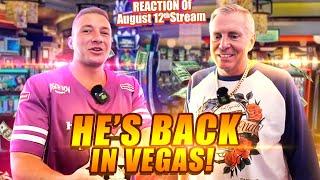 (New Session) Stevewilldoit x Vegas Matt Gambling Big at High Roller Slots in Vegas! #reaction