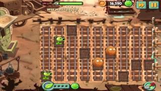 Plants vs Zombies 2: Wild West Day 20 Walkthrough