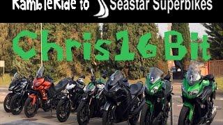 RambleRide: Seastar Superbikes Visit - Norwich Motovlog