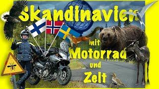 Motorcycle trip 9,000km through Scandinavia to the North Cape