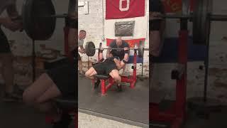 Bench Press with Dangling WEIGHT RELEASERS? #shorts #powerlifting #benchpress