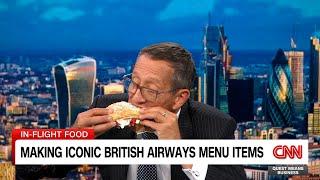 Richard Quest Explores the History of British Airways Menu Items