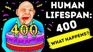 If Humans Lived 400 Years, You'd Still Be a Teen at 80