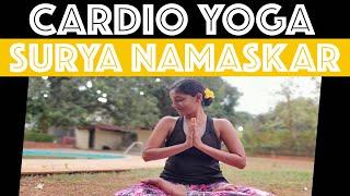 Cardio Yoga Workout | 18 Rounds of Sun Salutations | Sun Salutation | Yoga for Weight loss