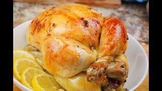 My Juicy Roasted Full Chicken - how to make a chicken brine -The Cook Central