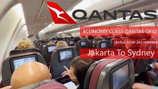 QANTAS A330 Jakarta-Sydney EXPERIENCE!