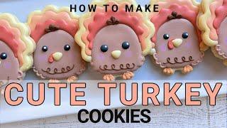 How to Make Cute Turkey Cookies