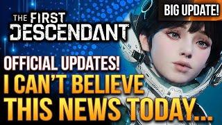 The First Descendant - Devs Just Confirmed It!  I Can't Believe This News Today...