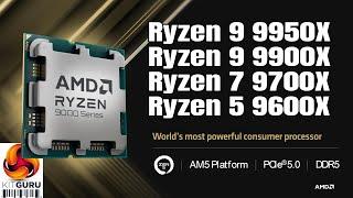 AMD Zen 5 Tech Day: 9950X, 9900X, 9700X, 9600X