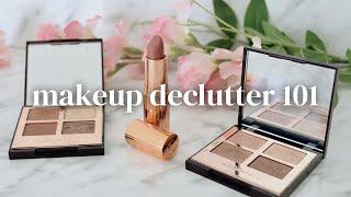 How To Declutter MAKEUP & Design A Minimalist Makeup Collection You'll Love!