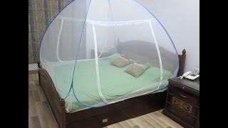 Tomorrow's Geek-Healthgenie Mosquito Net Double Bed Foldable Blue- unboxing and review- 2016