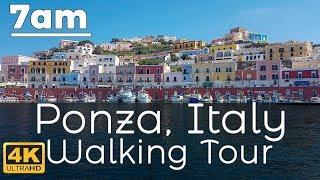 Ponza at 7am - Italian Island Tour - 4K