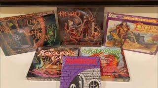 Vintage Dungeon Crawler Board Games From The 70’s & 80’s