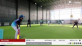Turf Challengers vs The Icons Live Cricket Match | March Warriors  league Live - 7M Multi Sports Ar