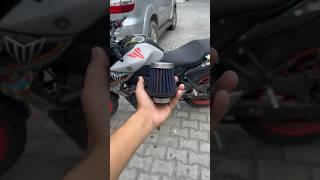 UNI Airfilter Sound Test ️ Yamaha MT-15 Modified  || #shortsfeed #shorts #viral #yamaha #mt15