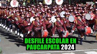 Arequipa. #Paucarpata. Desfile escolar por Fiestas Patrias - NIVEL SECUNDARIO 2024