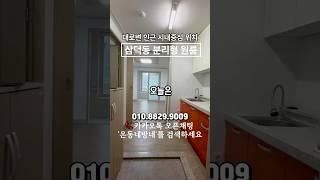 대구 중구 시내중심 보증금 월세 저렴한 경대병원역에서 도보5분 거리에 위치한 분리형 원룸입니다.주차장 E/V 완비되어 있습니다.#대구원룸 #shorts