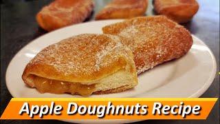 Apple doughnuts how to recipe | demo at Crazy Baker Kitchen