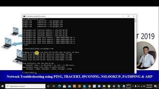 53-Network Troubleshooting using PING, TRACERT, IPCONFIG, NSLOOKUP, PATHPING & ARP