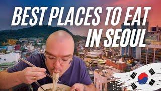 Best KOREAN FOOD! Must Eat Places in Seoul South Korea