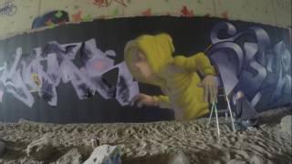 Time Lapse Graffiti by PSY-2HT and CAER.