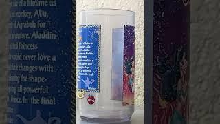 Disney’s Aladdin, Burger King Collector series plastic glass. Made in USA.