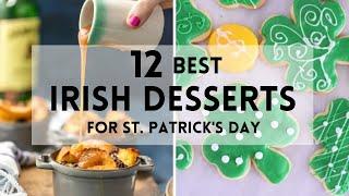 12 Best Irish Desserts (+ Easy Recipes) #stpatricksday #irishfood #sharpaspirant #dessert