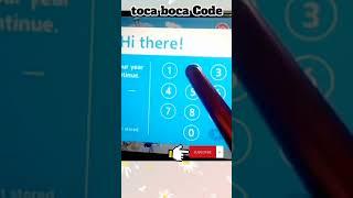 toca boca Secret Code Hacks #tocalifeworld #tocaworld#tocaboca#shorts