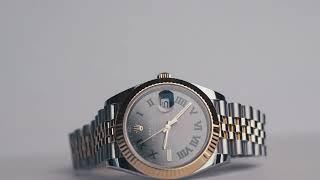 WIN THIS NEW ROLEX DATEJUST 41MM GOLD 'WIMBLEDON' DIAL or £10,000 for just £3.47 AT REV COMPS ...