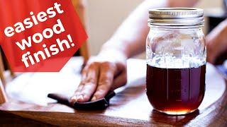 Unbelievably Easy DIY Wood Finish Recipe // Woodworking