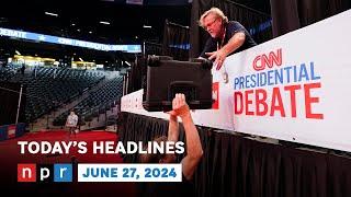 CNN Hosts Historic Debate Between Trump, Biden Tonight | NPR News Now