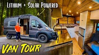 VAN TOUR | AMAZING Budget Custom Converted Ram ProMaster Build Out #CAMPERVAN