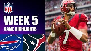 Bills vs. Texans Week 5 - Madden 24 Simulation Highlights (Updated Rosters)