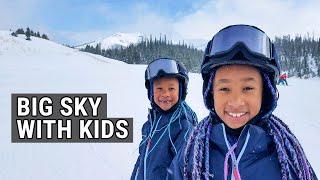 Big Sky Montana With Kids - Big Sky Resort Family Travel Vlog