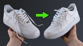 HOW TO LOOSE LACE NIKE AIR FORCE 1s (FOR LONG LACES)