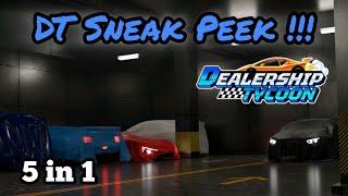 Roblox Dealership Tycoon | Sneak Peek for upcoming update in DT !!!