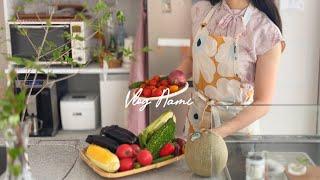 夏季蔬菜烹饪 | 简单的日本家庭食谱 | 独居 VLOG