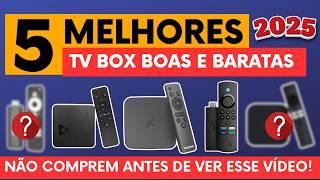 5 MELHORES TV BOX BARATAS 2025 | TV BOX 2025