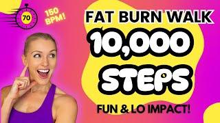 ‍️ 10,000 Steps Indoor Walking Workout – 70 Minutes of Non-Stop Movement! 