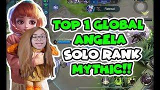 ANGELA LEGENDARY SOLO RANK WIN - Mobile Legends : Bang Bang