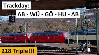 Track Day: Aschaffenburg - Würzburg - Göttingen - Hanau - Aschaffenburg - Bahnbetrieb - Alex E