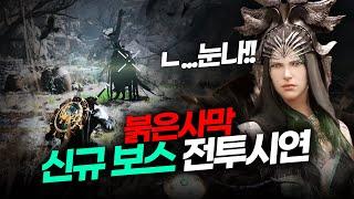 붉은 사막 최신 보스전 공개 VS 헥세 마리 [10분 플레이]