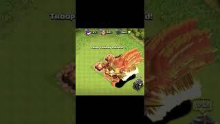 ️ Tending Big Dragon In Clash Of Clan. #clashofclans #coc #shorts