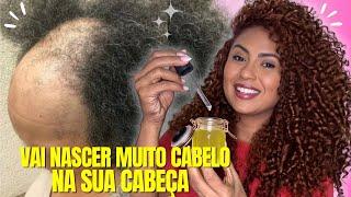 O CABELO CRESCE MUITO E NÃO CAI, MELHOR RECEITA DO MUNDO PARA CRESCER CABELO #projetorapunzel 