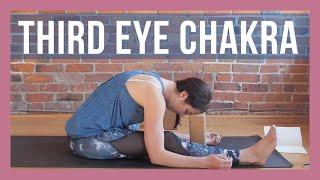 30 min Third Eye Chakra Yin Yoga & Affirmations for Intuition and Insight