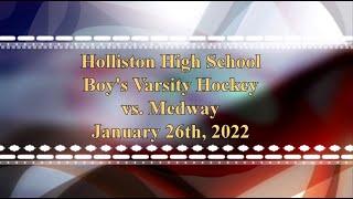 Boys Varsity Hockey v Medway - 1/26/2022